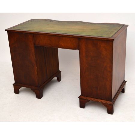 Antier Georgian Mahagoni Leder Schreibtisch Desk