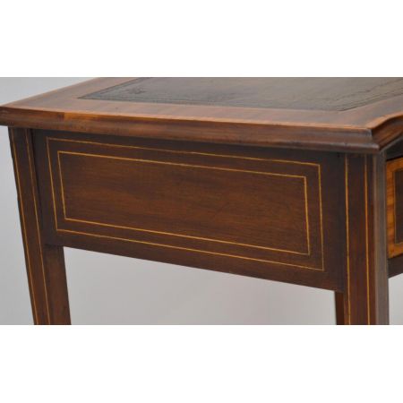 Antiker Edwardian Schreibtisch mit Intarsien