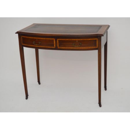 Antiker Edwardian Schreibtisch mit Intarsien