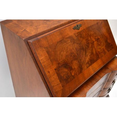 Antiker Wurzel Nuss Schreibtisch Bureau