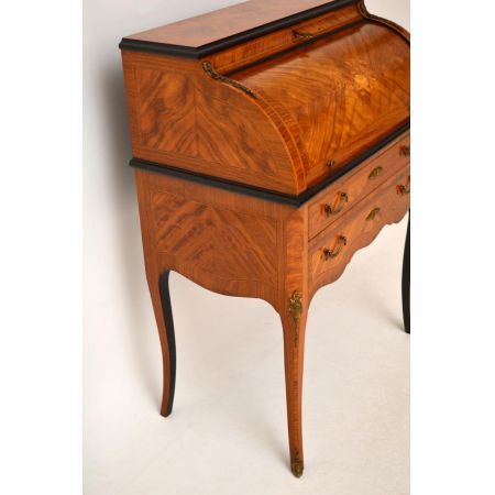 Antik-Französisch Zylinder Schreibtisch