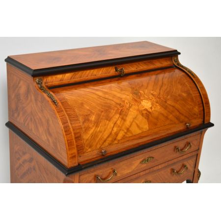 Antik-Französisch Zylinder Schreibtisch