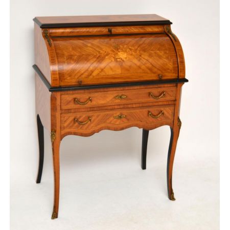 Antik-Französisch Zylinder Schreibtisch