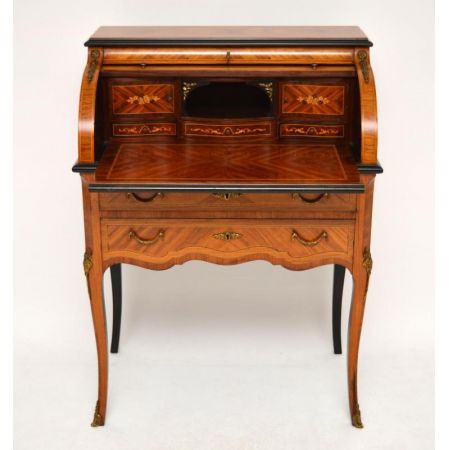 Antik-Französisch Zylinder Schreibtisch