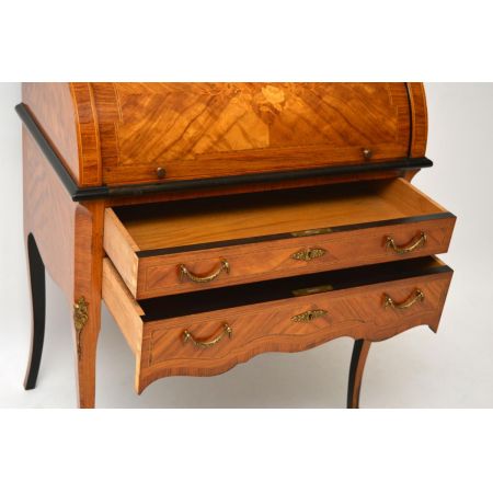 Antik-Französisch Zylinder Schreibtisch