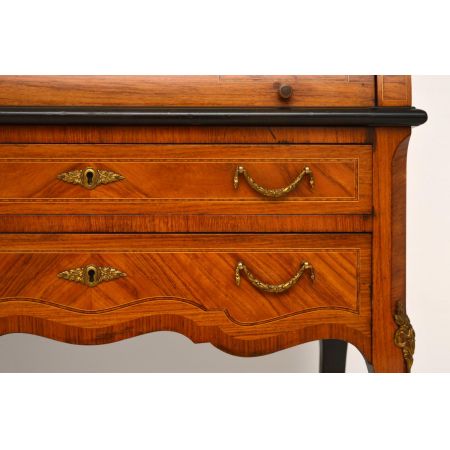 Antik-Französisch Zylinder Schreibtisch