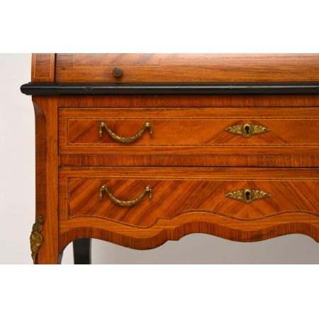 Antik-Französisch Zylinder Schreibtisch