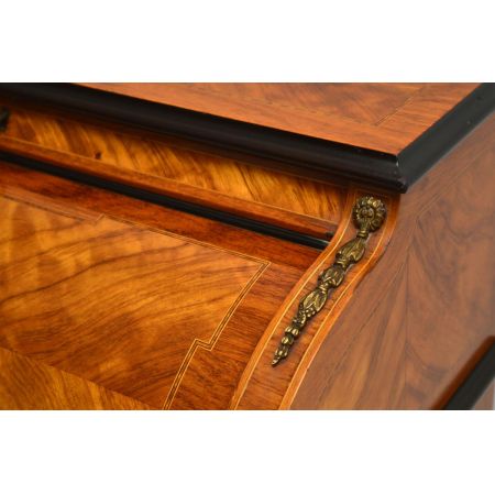 Antik-Französisch Zylinder Schreibtisch