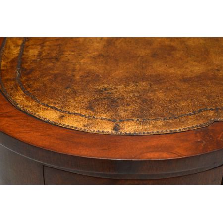 Antiker nierenförmiger Edwardian Schreibtisch