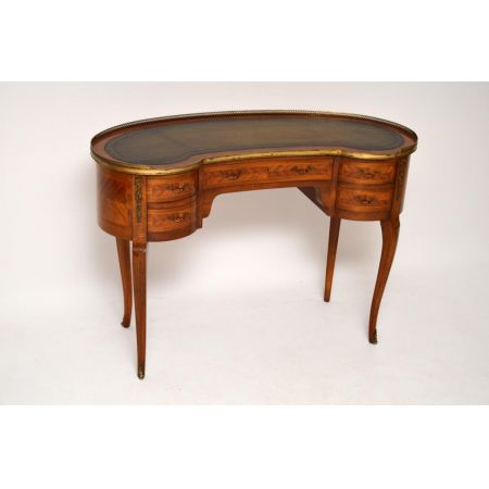 Antiker Kidney Shaped Schreibtisch