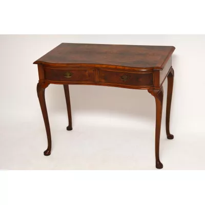 Antiker Nussbaum Schreibtisch Tisch