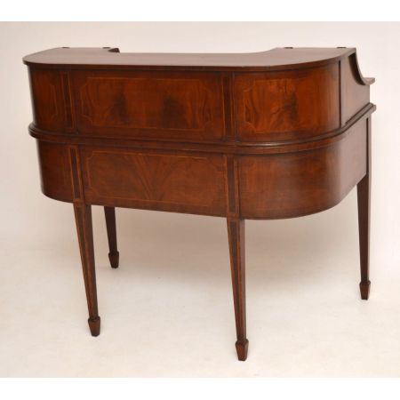 Antiker Carlton House Intarsien Mahagoni-Schreibtisch
