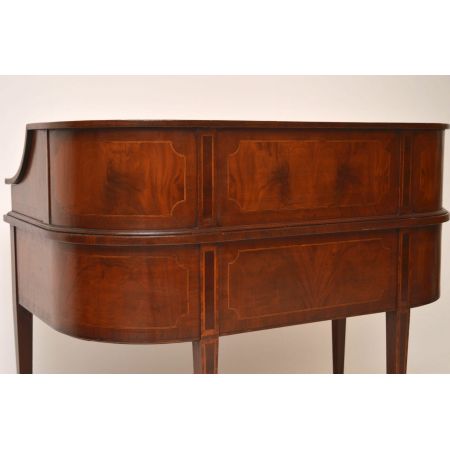 Antiker Carlton House Intarsien Mahagoni-Schreibtisch