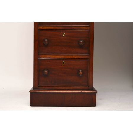 Antiker Victorian Mahagoni Schreibtisch