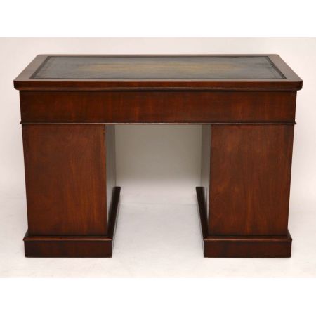 Antiker Victorian Mahagoni Schreibtisch