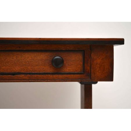 Antiker William IV Leder-Schreibtisch