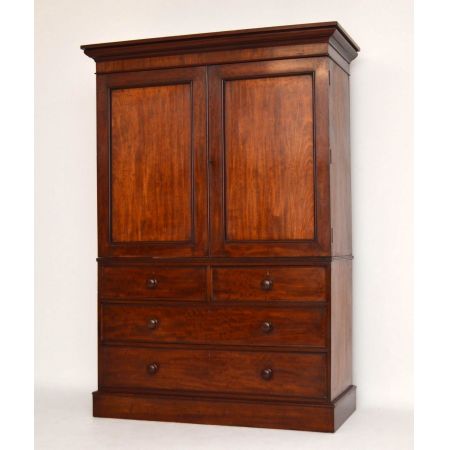 Toller antiker Wäscheschrank Linen Press