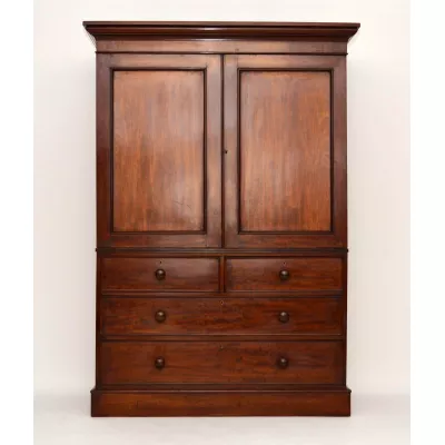 Toller antiker Wäscheschrank Linen Press