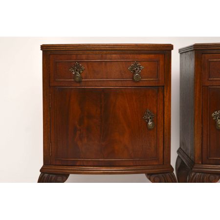 Ein Paar antike Georgian Mahagoni Nachttische