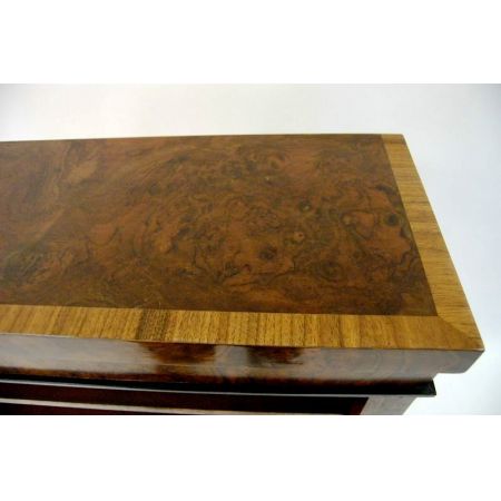 Rekonstruierter antiker Victorian Nussbaum Bücherregal