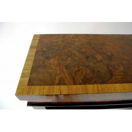 Rekonstruierter antiker Victorian Nussbaum Bücherregal