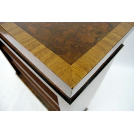 Rekonstruierter antiker Victorian Nussbaum Bücherregal