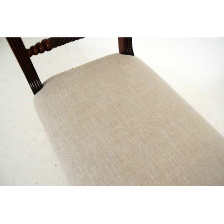 Antike Regency Mahagoni Sitzbank