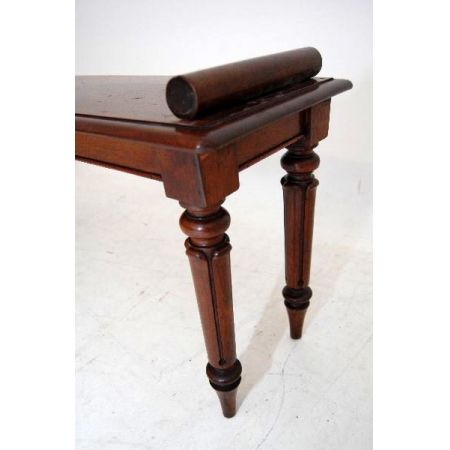 Antike Victorian / William IV rekonstruierte Mahagoni-Bank