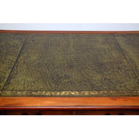 Großer Schreibtisch - Georgian Style - Eibe