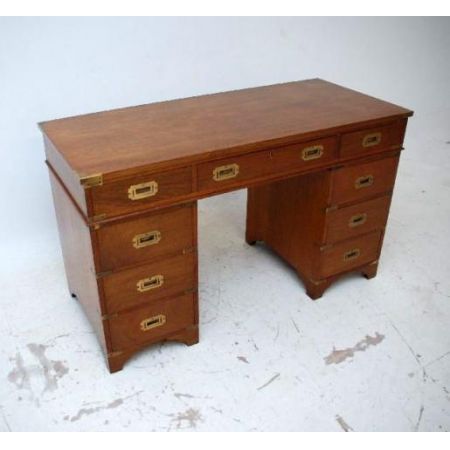 Antiker Mahagoni Schreibtisch Holzschreibtisch Büroschreibtisch