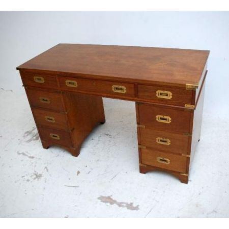 Antiker Mahagoni Schreibtisch Holzschreibtisch Büroschreibtisch