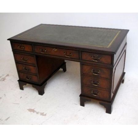 Georgianischer Schreibtisch - Mahagoni