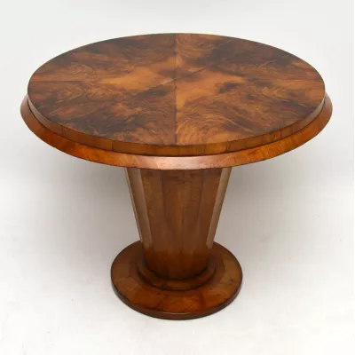 Art Deco Nussbaum Coffee Table Vintage 1930er Jahre