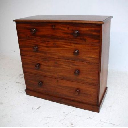 Antique Victorian Mahogany Chest of Drawers   Original