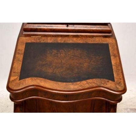 Seltener Nussbaum Davenport Desk Schreibtisch 