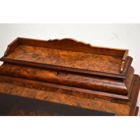 Seltener Nussbaum Davenport Desk Schreibtisch 