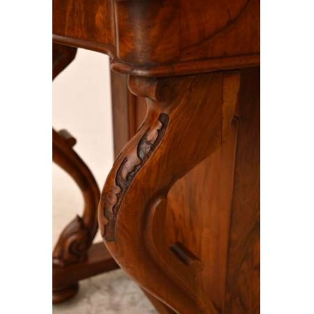 Seltener Nussbaum Davenport Desk Schreibtisch 