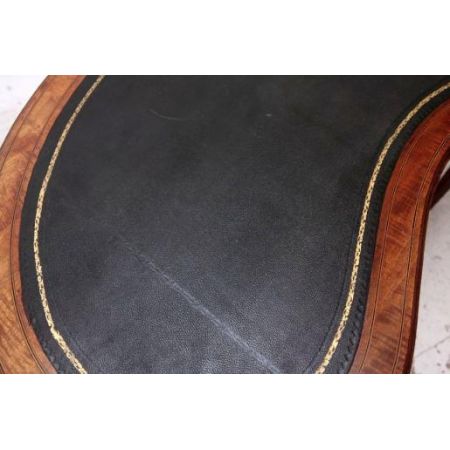 SDamenschreibtisch Mahagony mit Lederplatte Original edwarian 