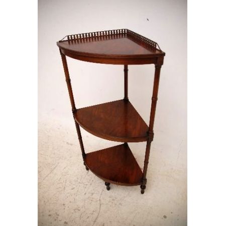  Mahogani Corner Stand  Original handpoliert 