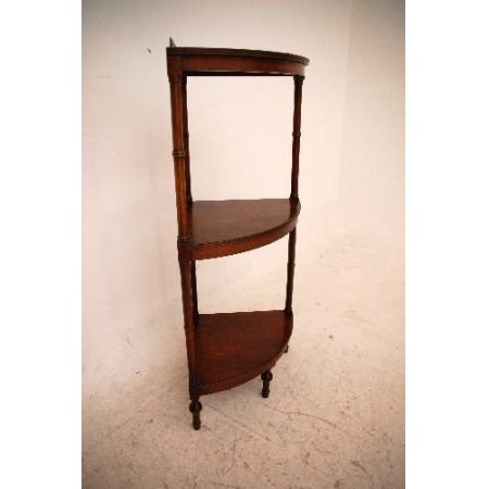  Mahogani Corner Stand  Original handpoliert 