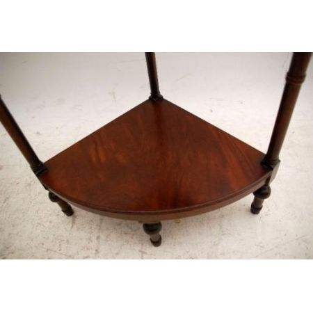  Mahogani Corner Stand  Original handpoliert 