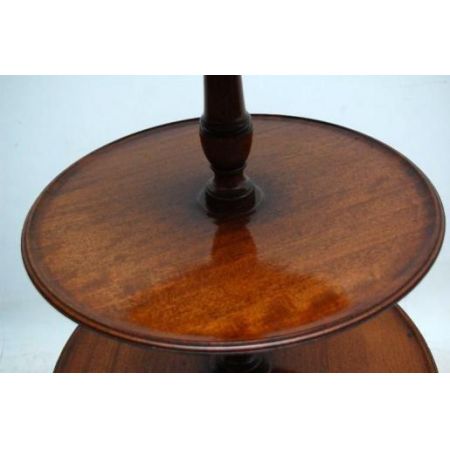 Etagenständer rund aus Mahagoni  Dumpwaiter 