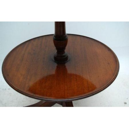 Etagenständer rund aus Mahagoni  Dumpwaiter 