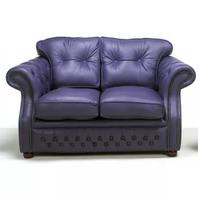 "Thornhill" Original Chesterfield Sofa Zweisitzer Echtleder englisches Ledersofa