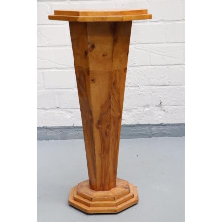 MORRIS Art déco Stil Säule "Aletta", in Nussbaum - sofort lieferbar