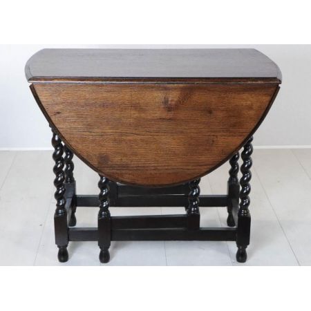 Mahagoni Gateleg Table aus Massivholz, massiver Eichenesstisch, Wmassiver wohnzimmertisch