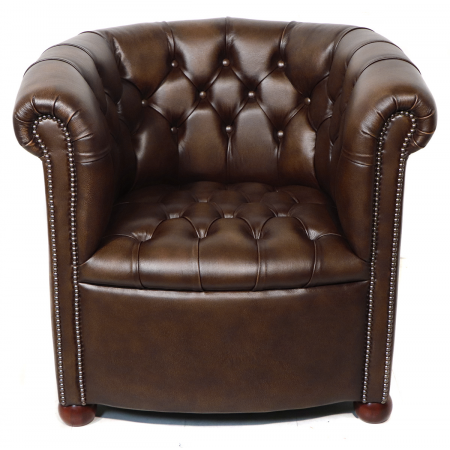 Chestefield Ledersessel, Original englischer "Diana" Buttonseat