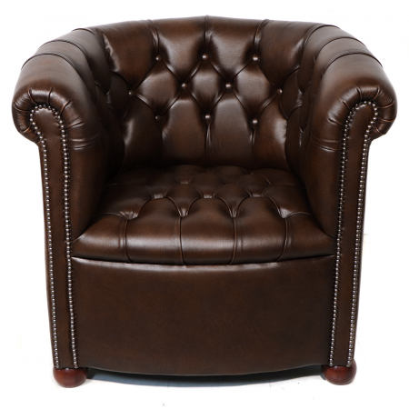 Chestefield Ledersessel, Original englischer "Diana" Buttonseat