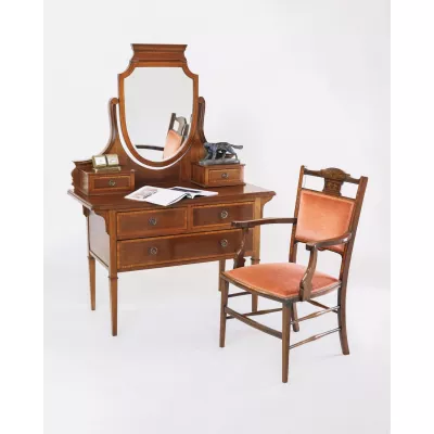 Antik Dressing Table, Spiegelkommode, Edwardian, Schminktisch