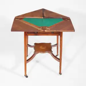 Antiker Klappbarer Spieltisch